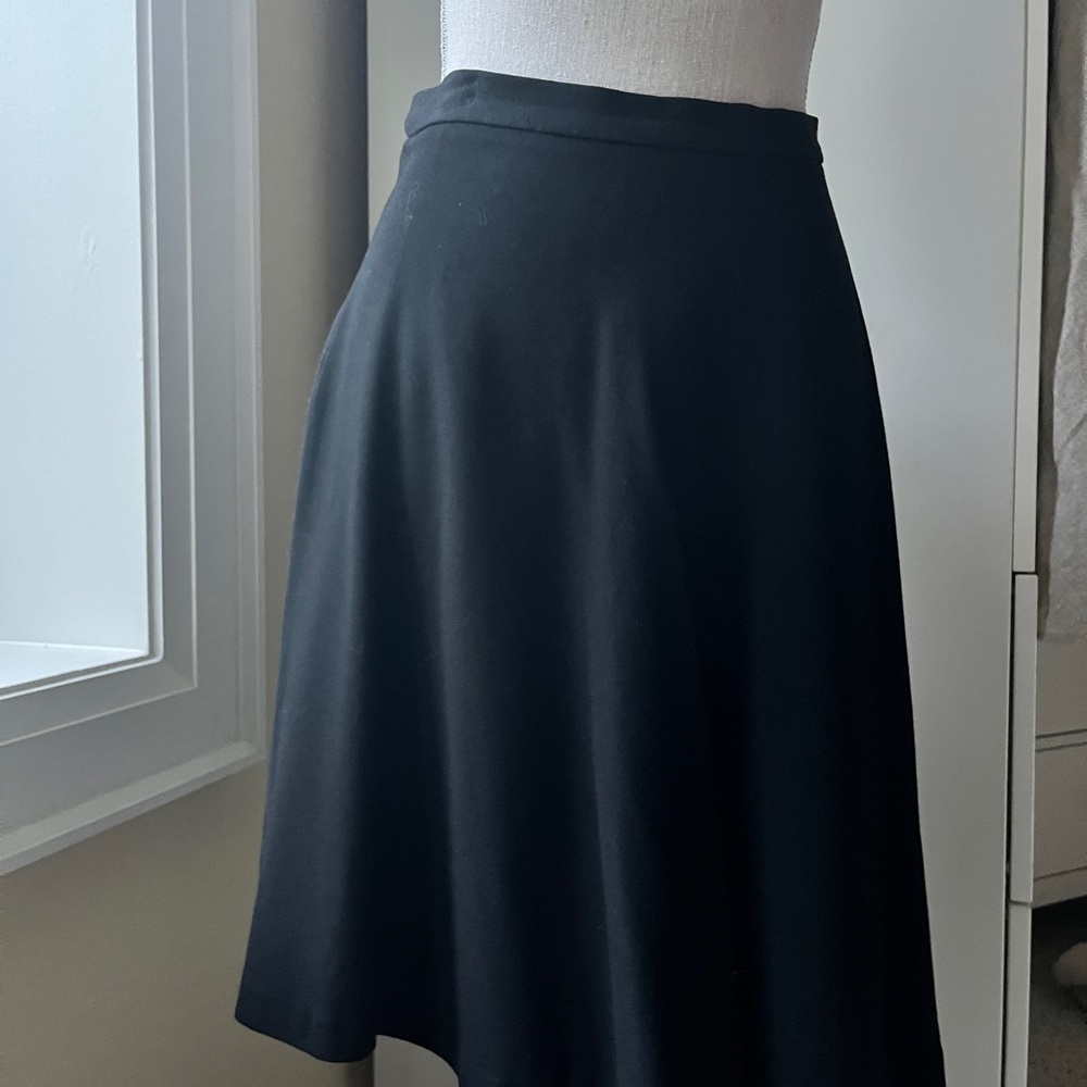 French Connection Classic Black A-Line Skirt